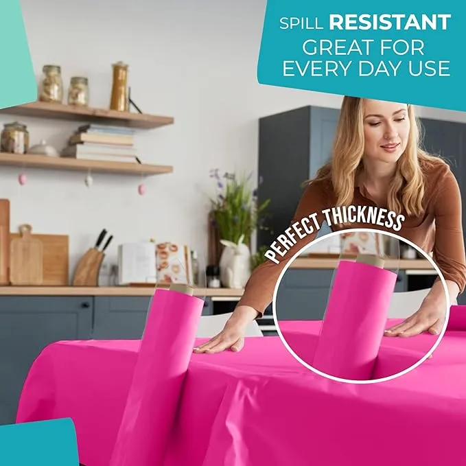 40 In. x 100 Ft. Hot Pink Table Roll