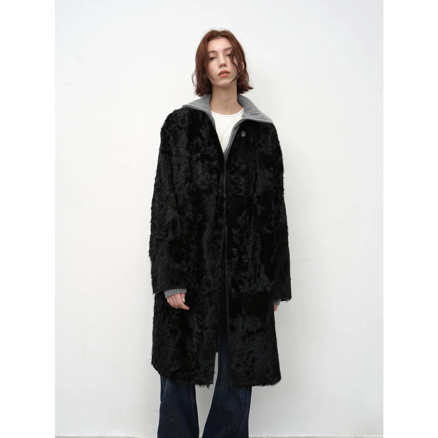 Black Sheep Fur Coat