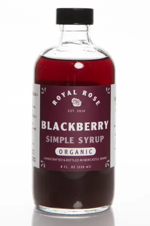 Blackberry Organic Simple Syrup