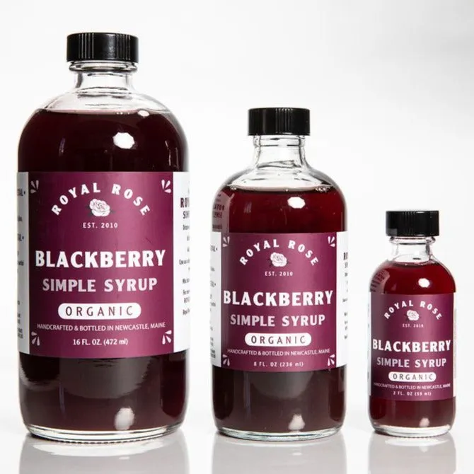 Blackberry Organic Simple Syrup