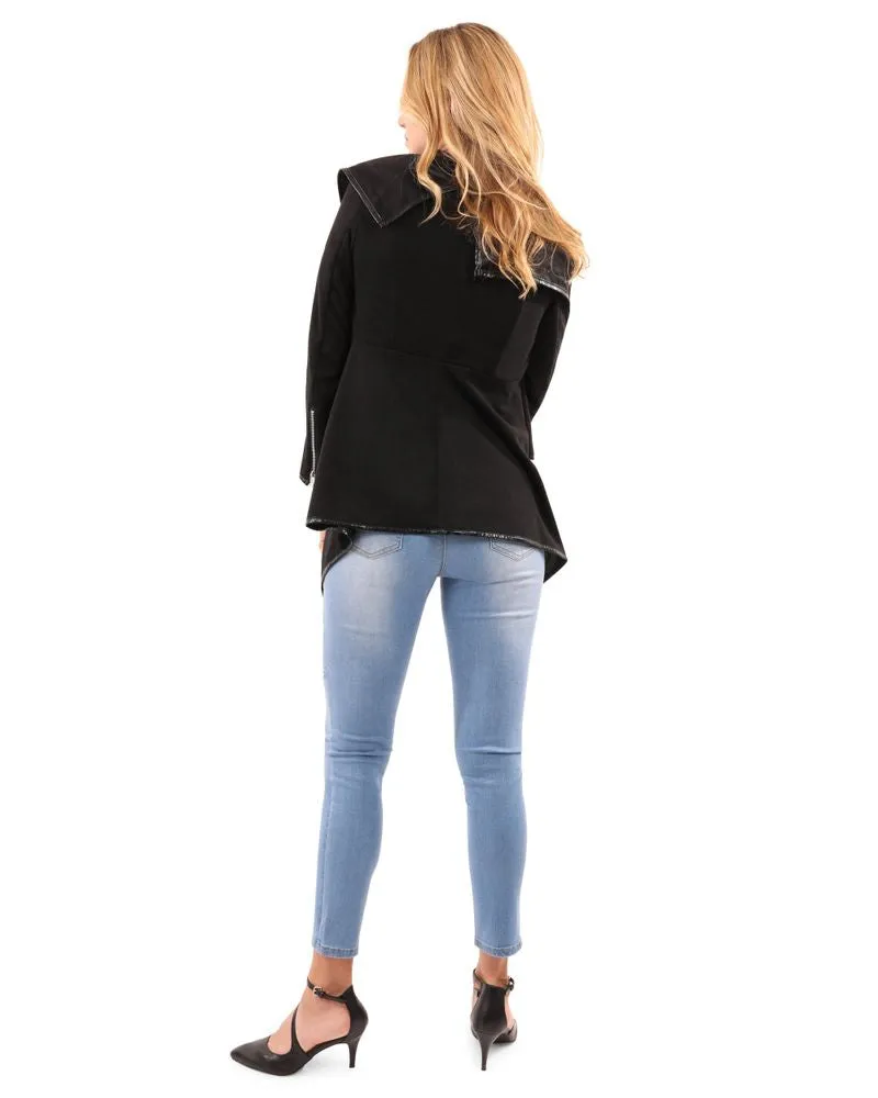 Bowmont Drape Collar Jacket