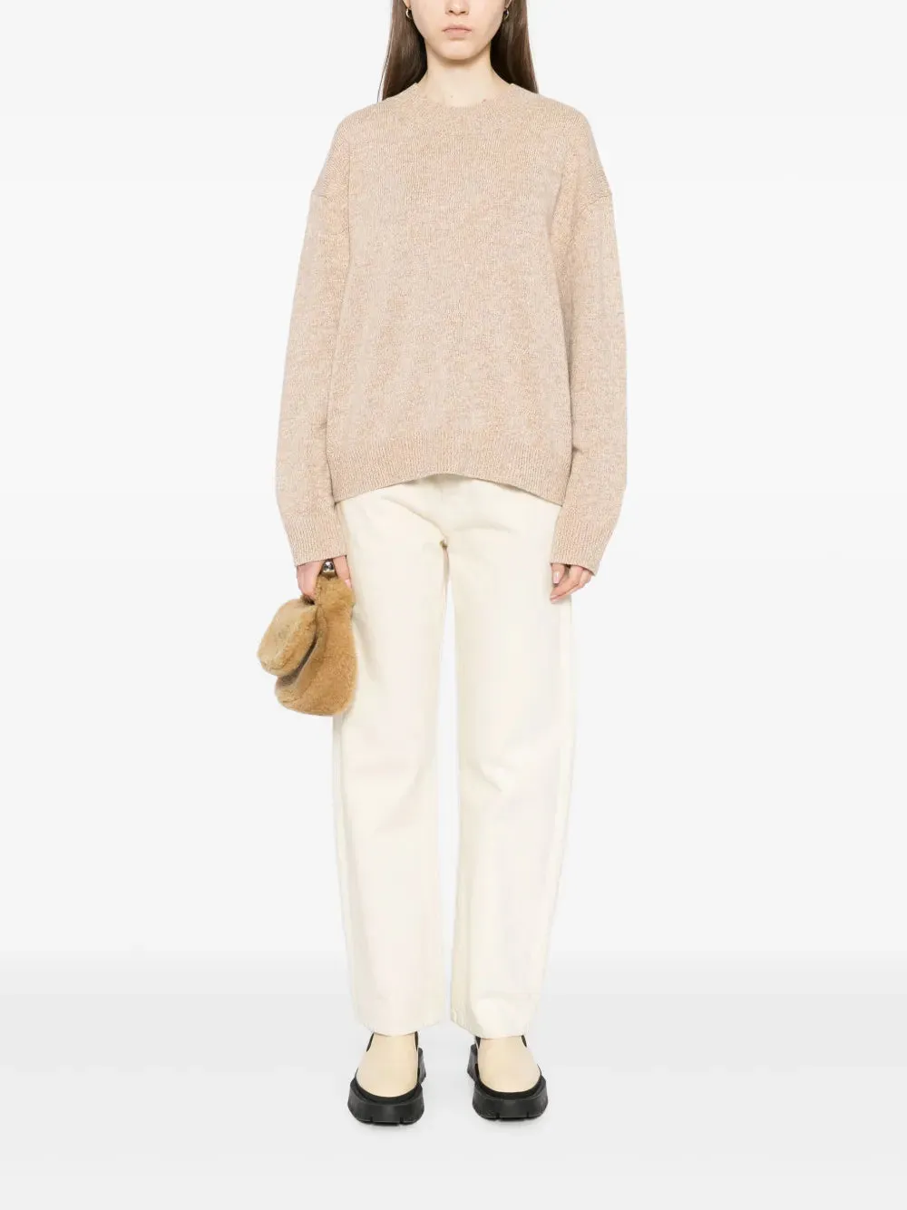 Boy Crewneck in Camel