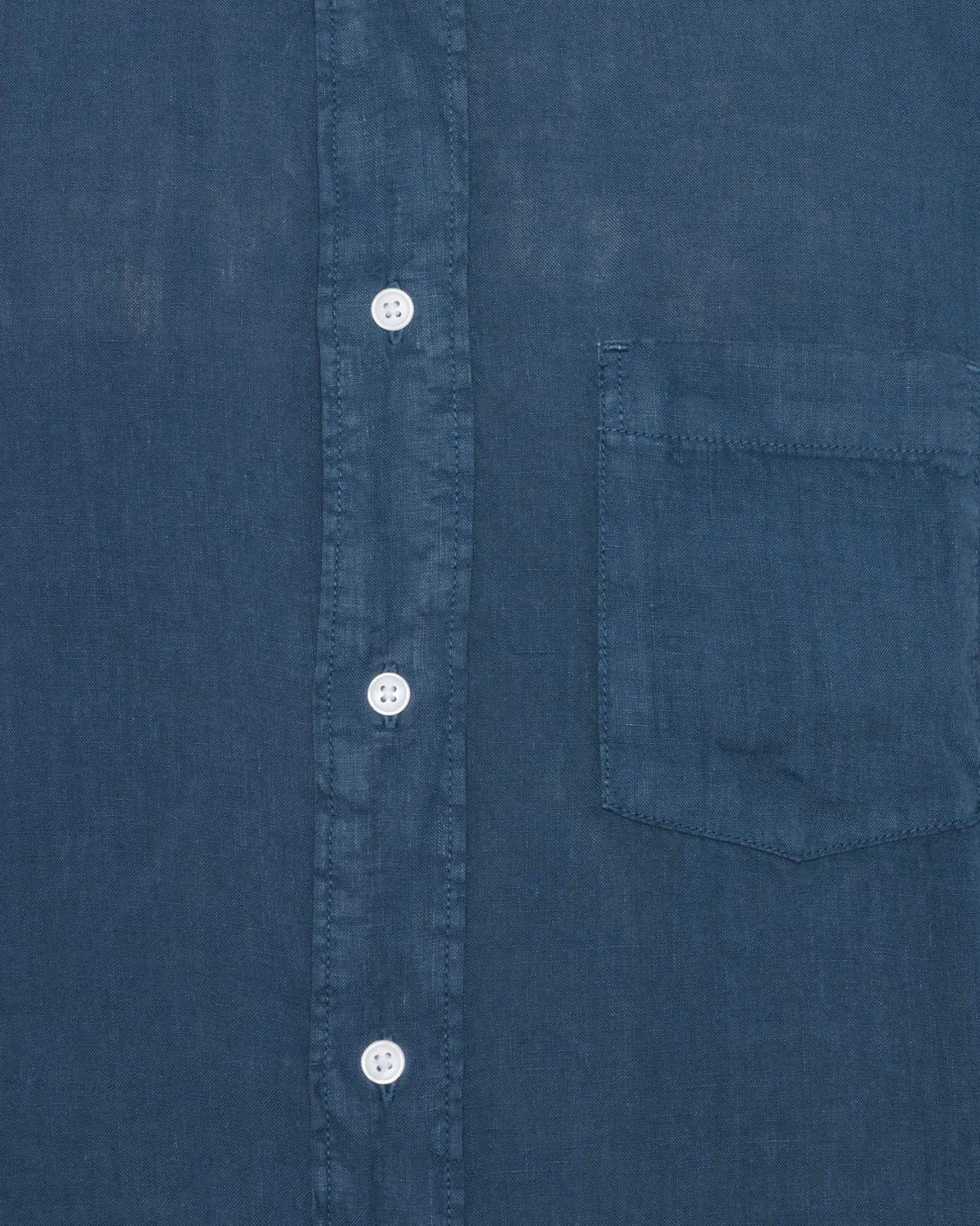 Colt long sleeved reg linen shirt 4115 - Blue Ashes