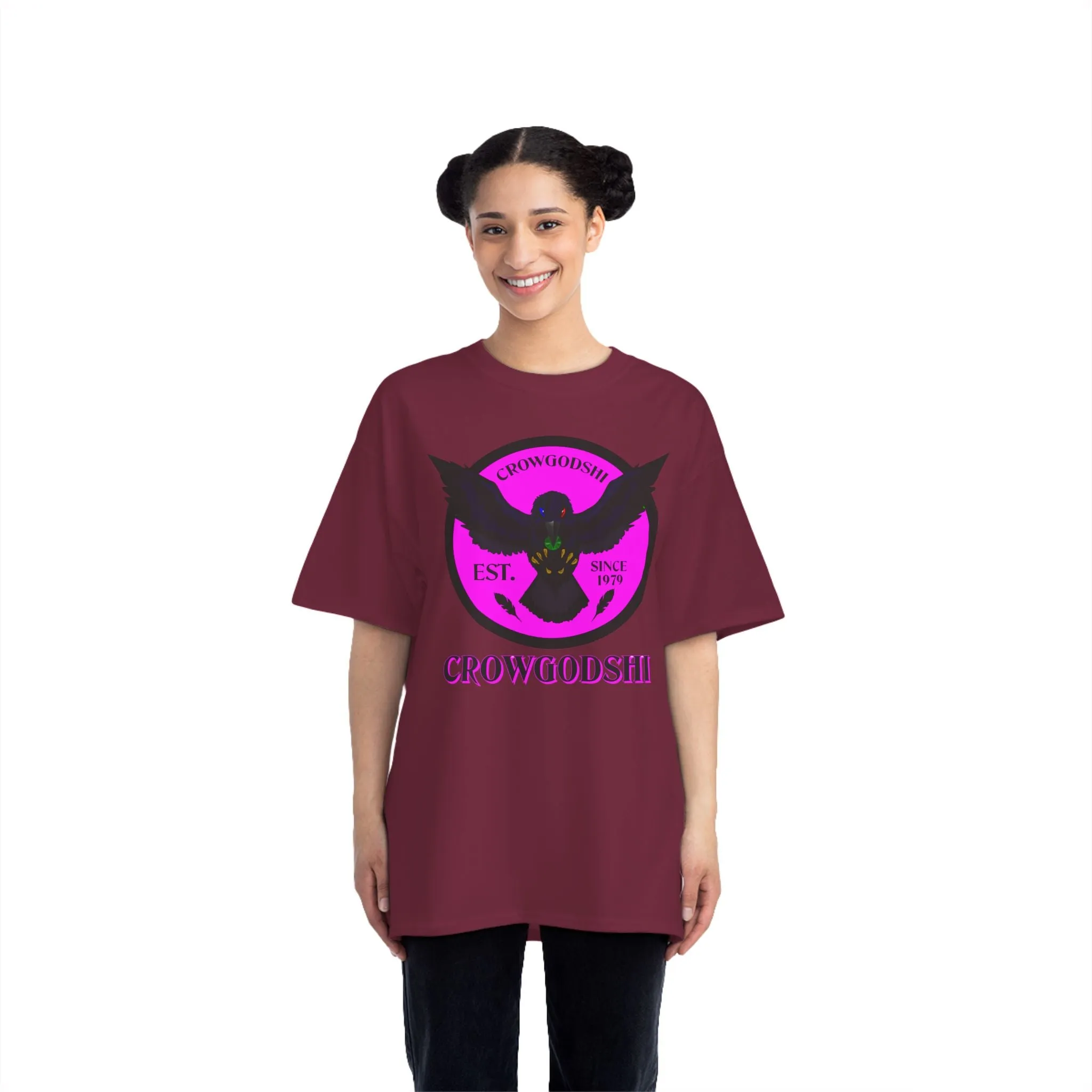 Crowgodshi First Generation Limited Edition Beefy-T®, PINK LOGO
