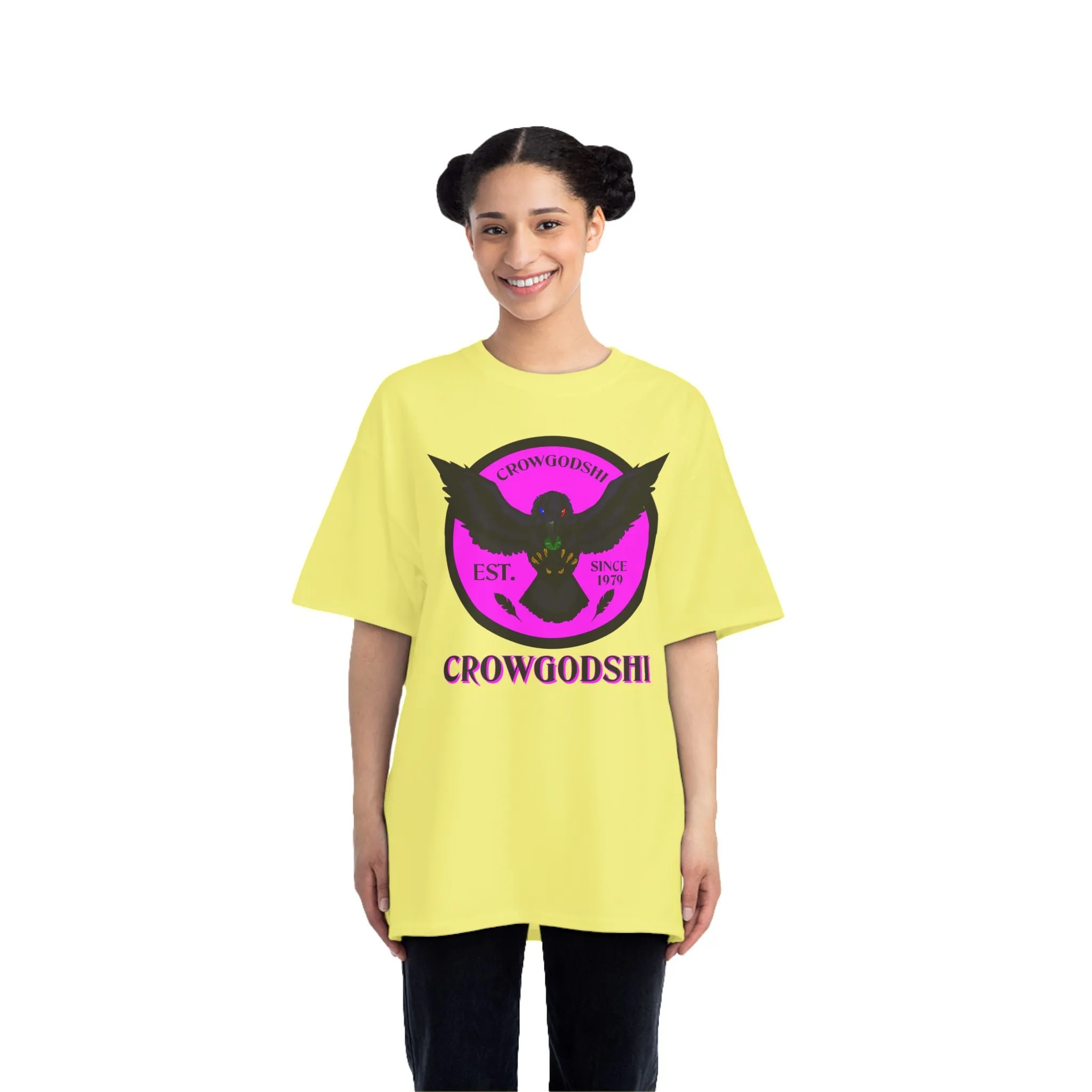 Crowgodshi First Generation Limited Edition Beefy-T®, PINK LOGO