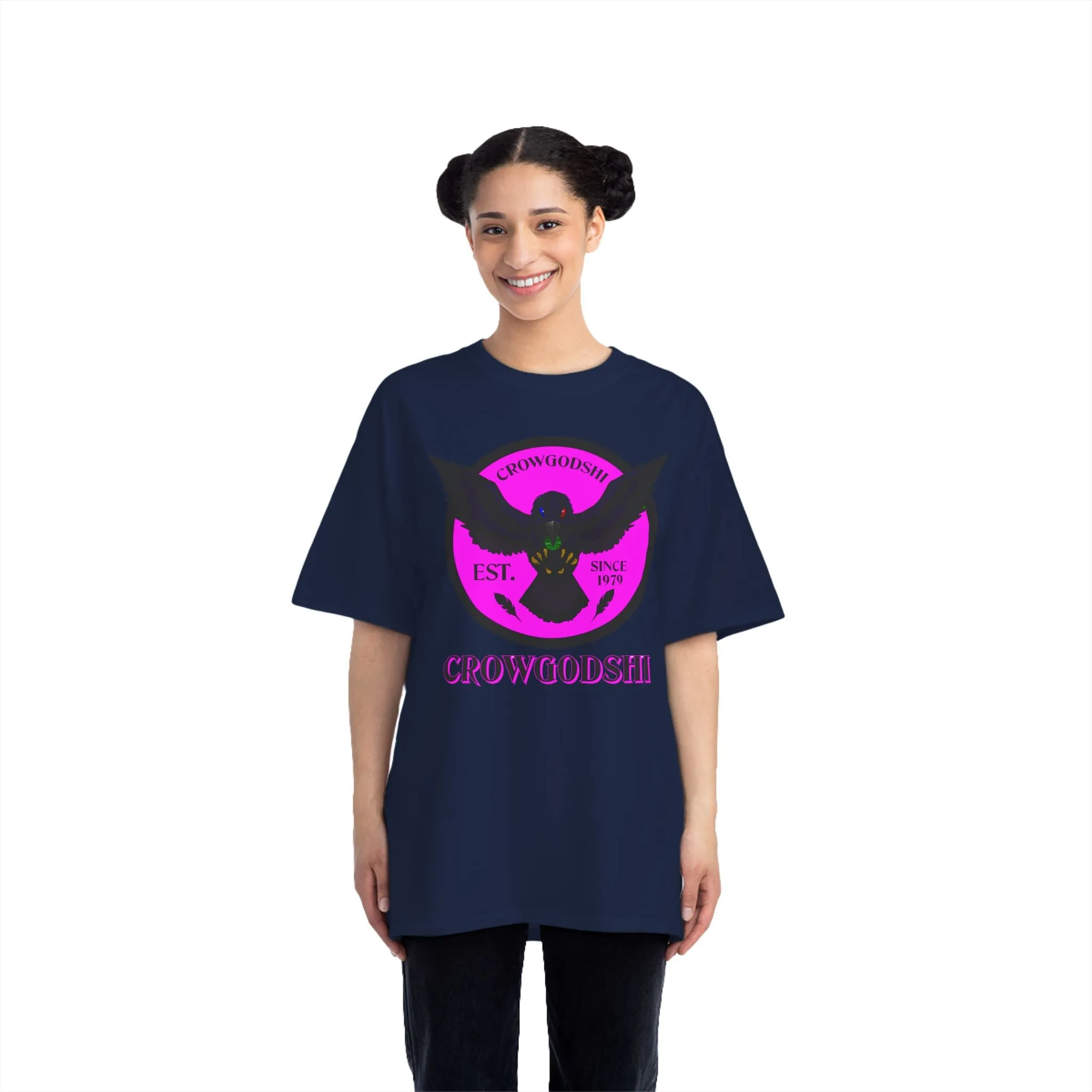 Crowgodshi First Generation Limited Edition Beefy-T®, PINK LOGO