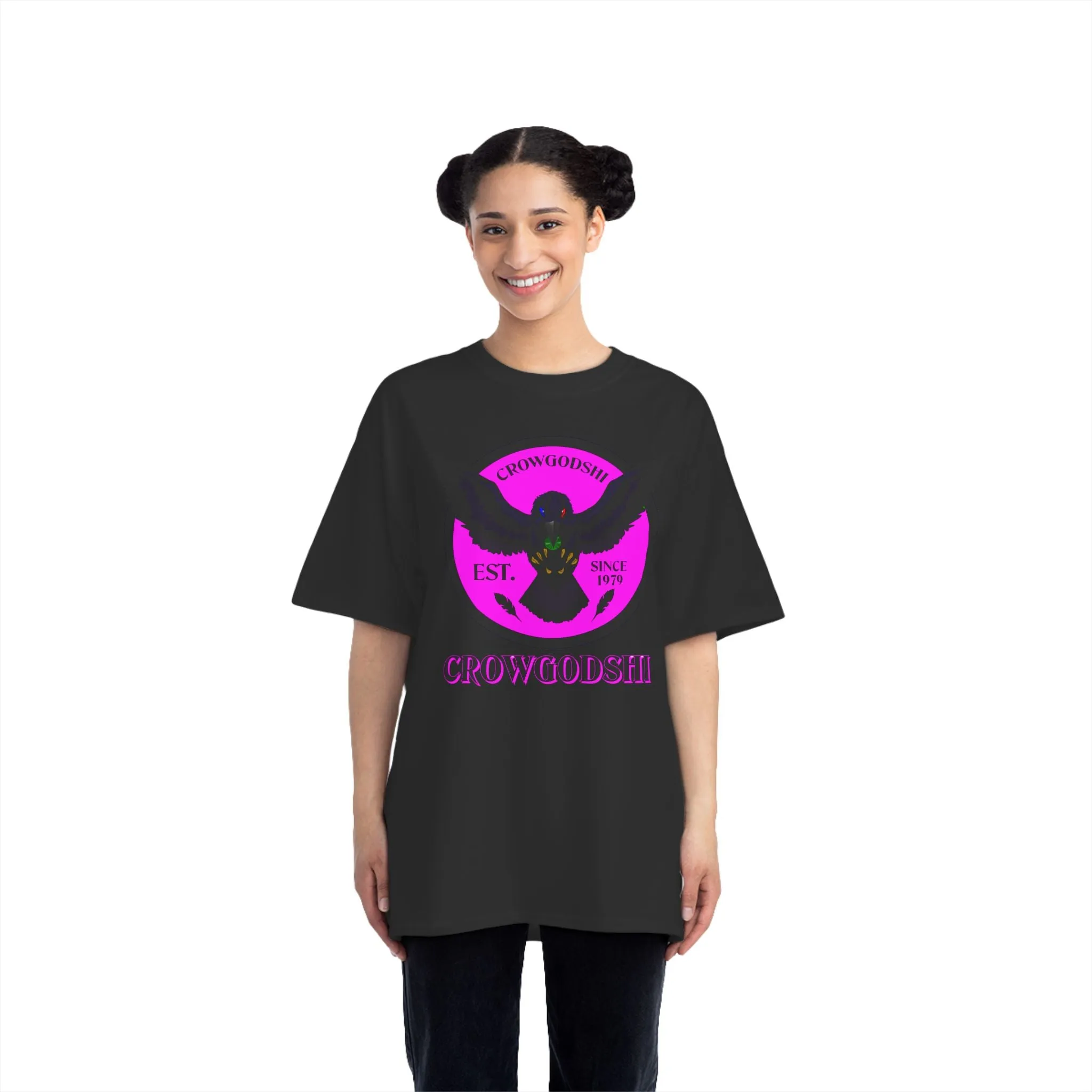 Crowgodshi First Generation Limited Edition Beefy-T®, PINK LOGO