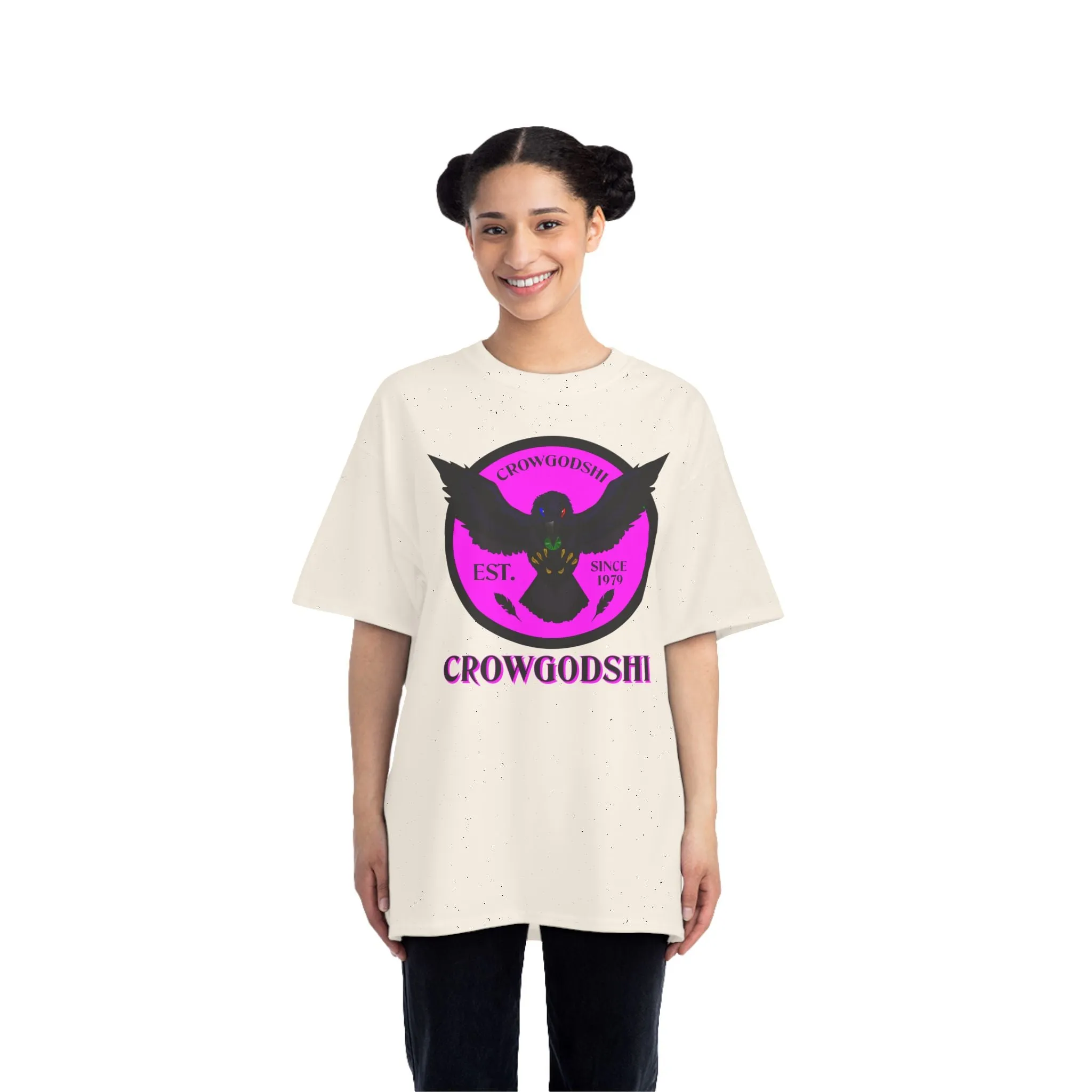 Crowgodshi First Generation Limited Edition Beefy-T®, PINK LOGO