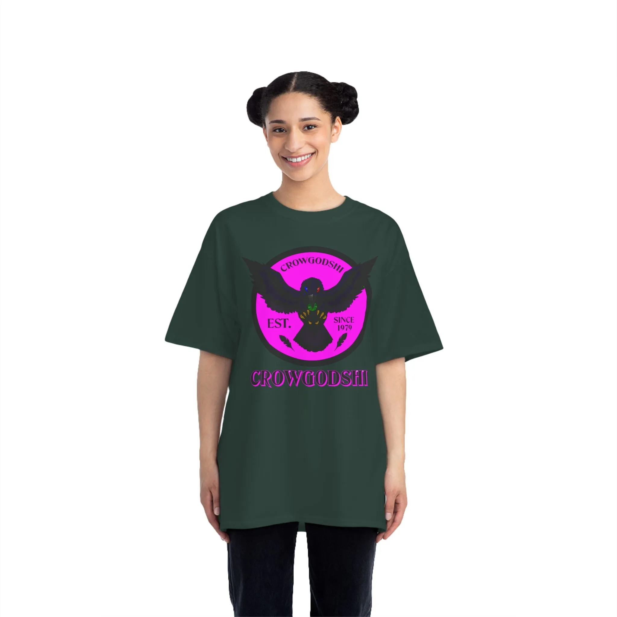 Crowgodshi First Generation Limited Edition Beefy-T®, PINK LOGO
