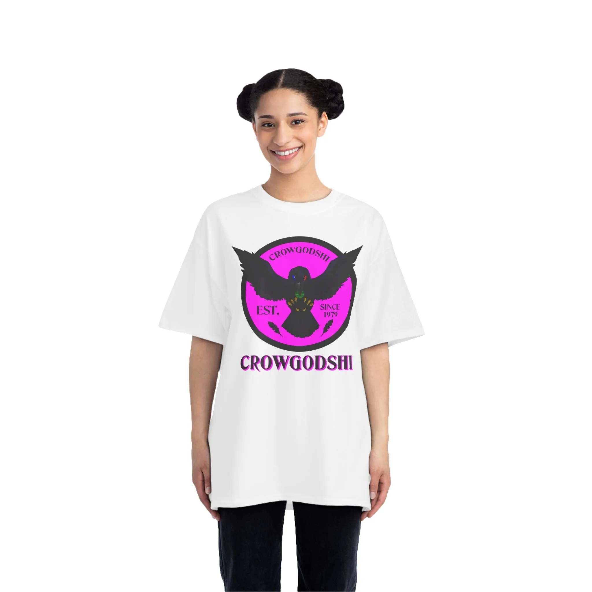 Crowgodshi First Generation Limited Edition Beefy-T®, PINK LOGO