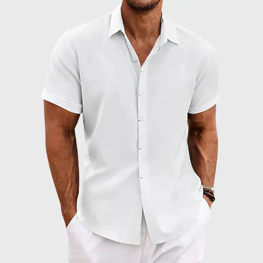 Givalli - Men's Button-up Linen Shirt