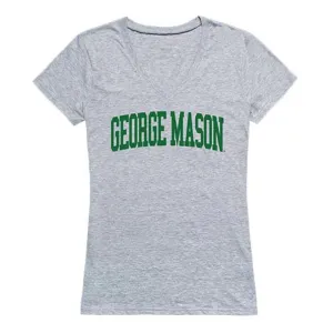 GMU George Mason University Game Day Womens Tee T-Shirt Heather Grey