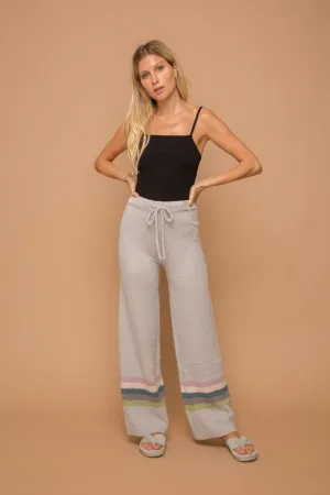 Hem & Thread COLOR STRIPE SUPER SOFT SWEATER PANTS