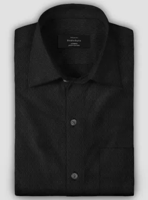 Italian Stretch Black Swirl Shirt