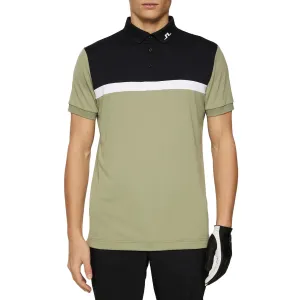 J.Lindeberg Jeff Reg Fit Golf Polo Shirt - Oil Green