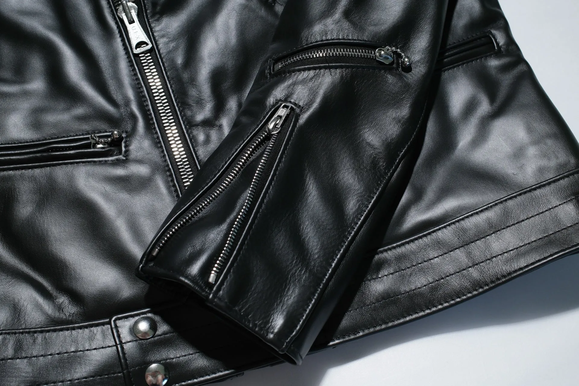 Lewis Leathers 441T Black Horsehide 'Cyclone' Jacket (Tight Fit)