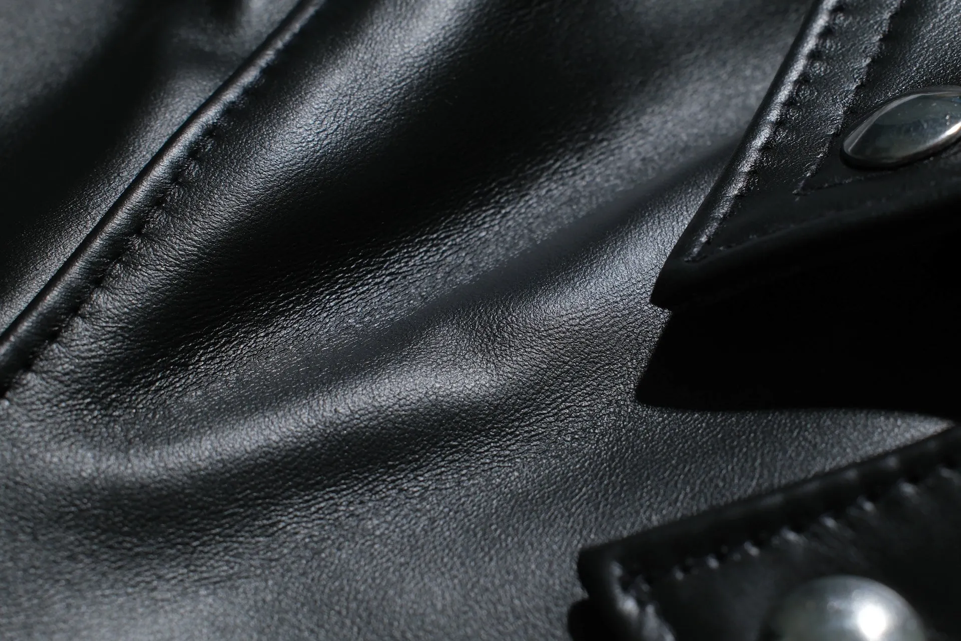 Lewis Leathers 441T Black Horsehide 'Cyclone' Jacket (Tight Fit)