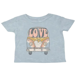 Love Bus Boxy Tee - Denim