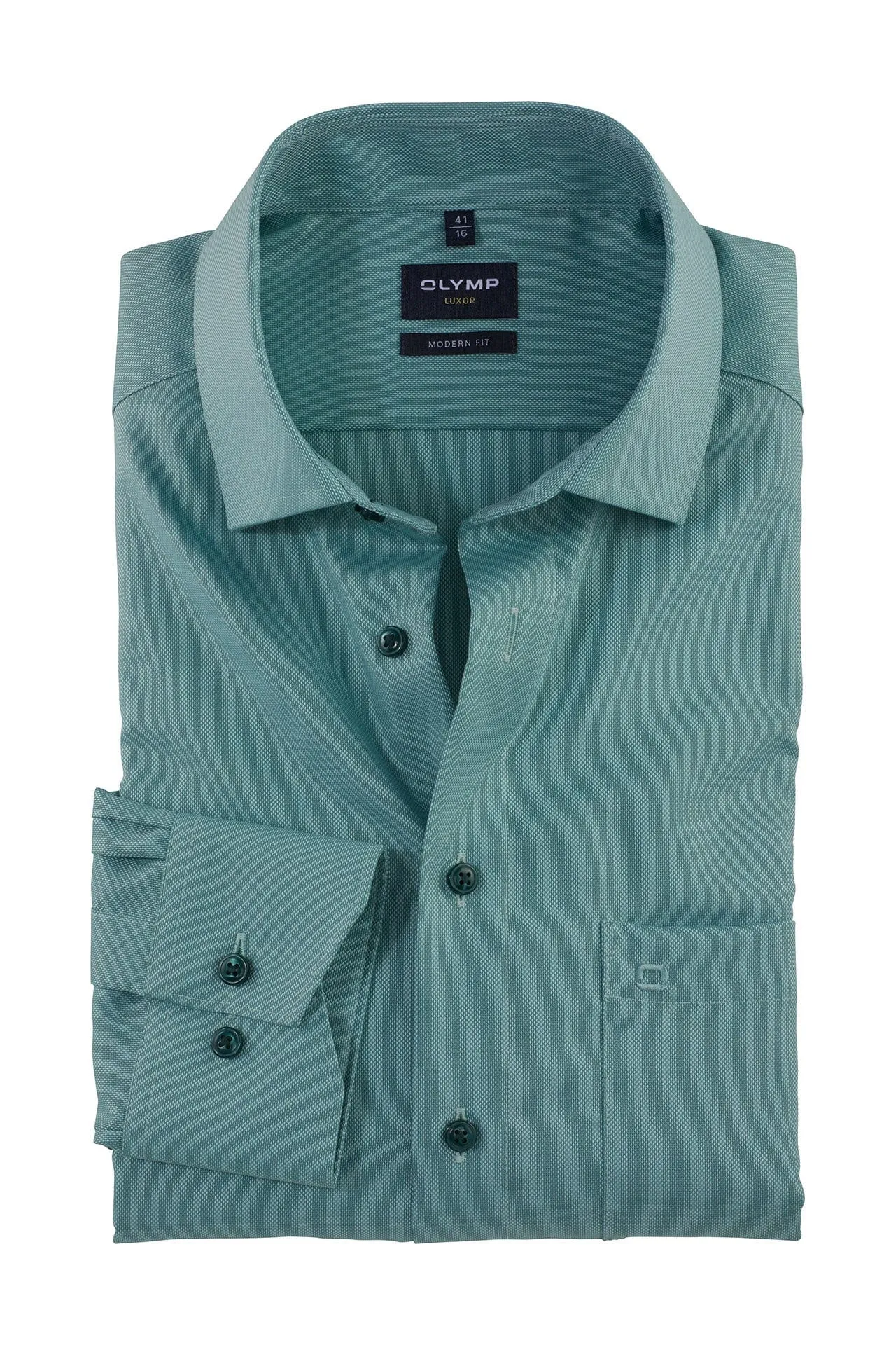Luxor Modern Fit Twill Shirt - Green
