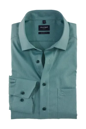 Luxor Modern Fit Twill Shirt - Green