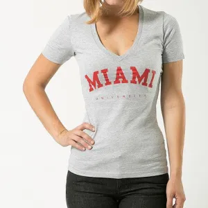 Miami University NCAA Game Day W Republic Womens Tee T-Shirt