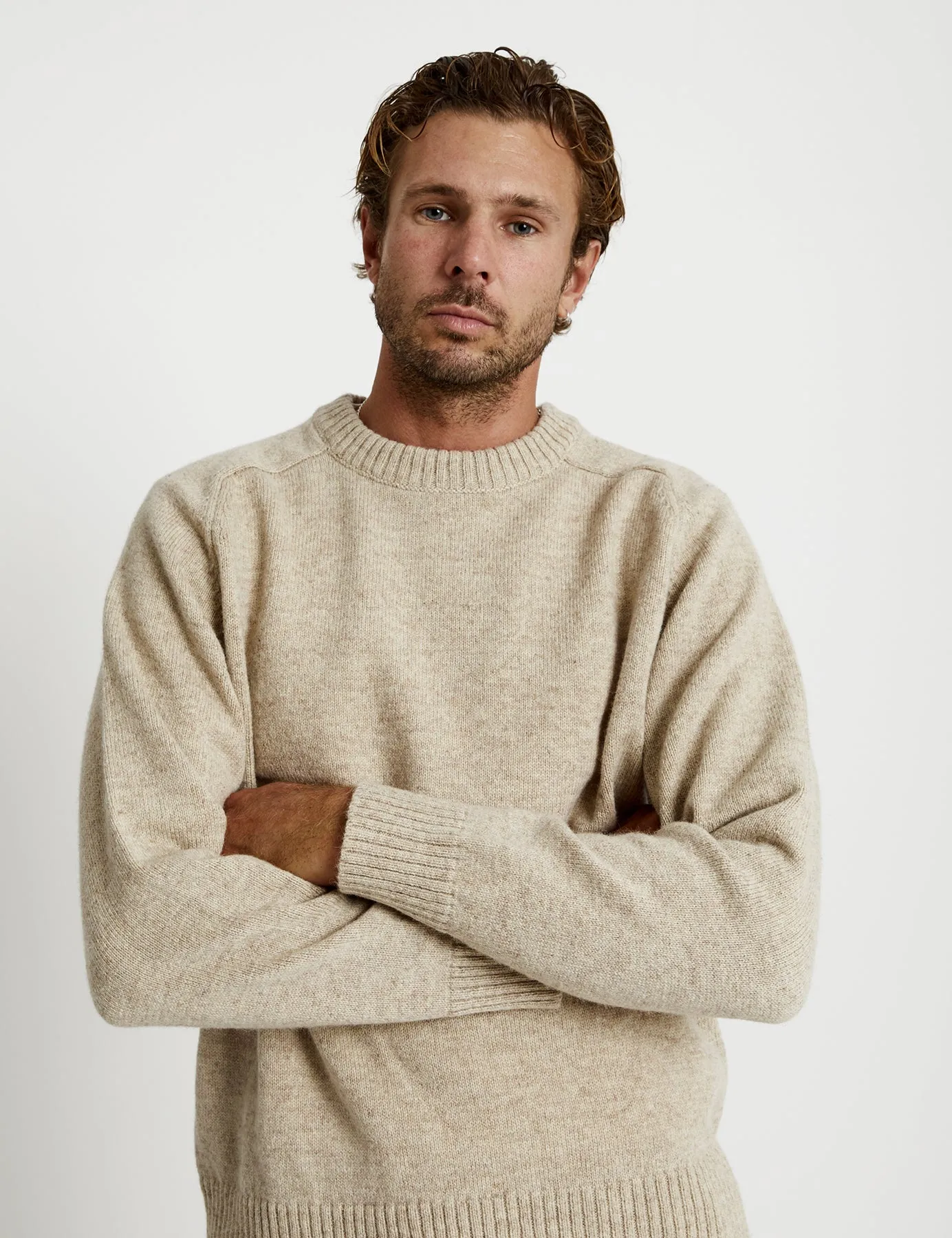 Mr Simple Portland Knit in Oatmeal