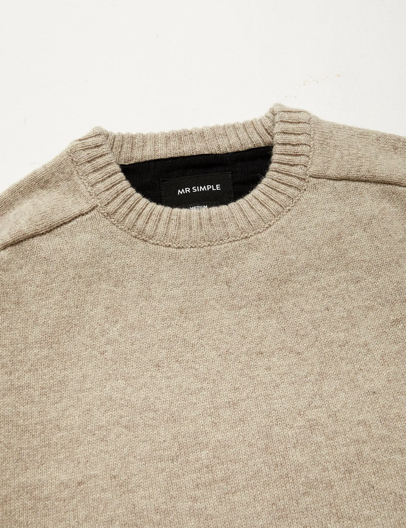 Mr Simple Portland Knit in Oatmeal