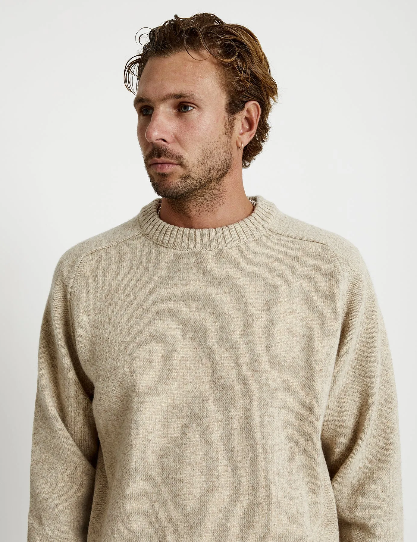 Mr Simple Portland Knit in Oatmeal