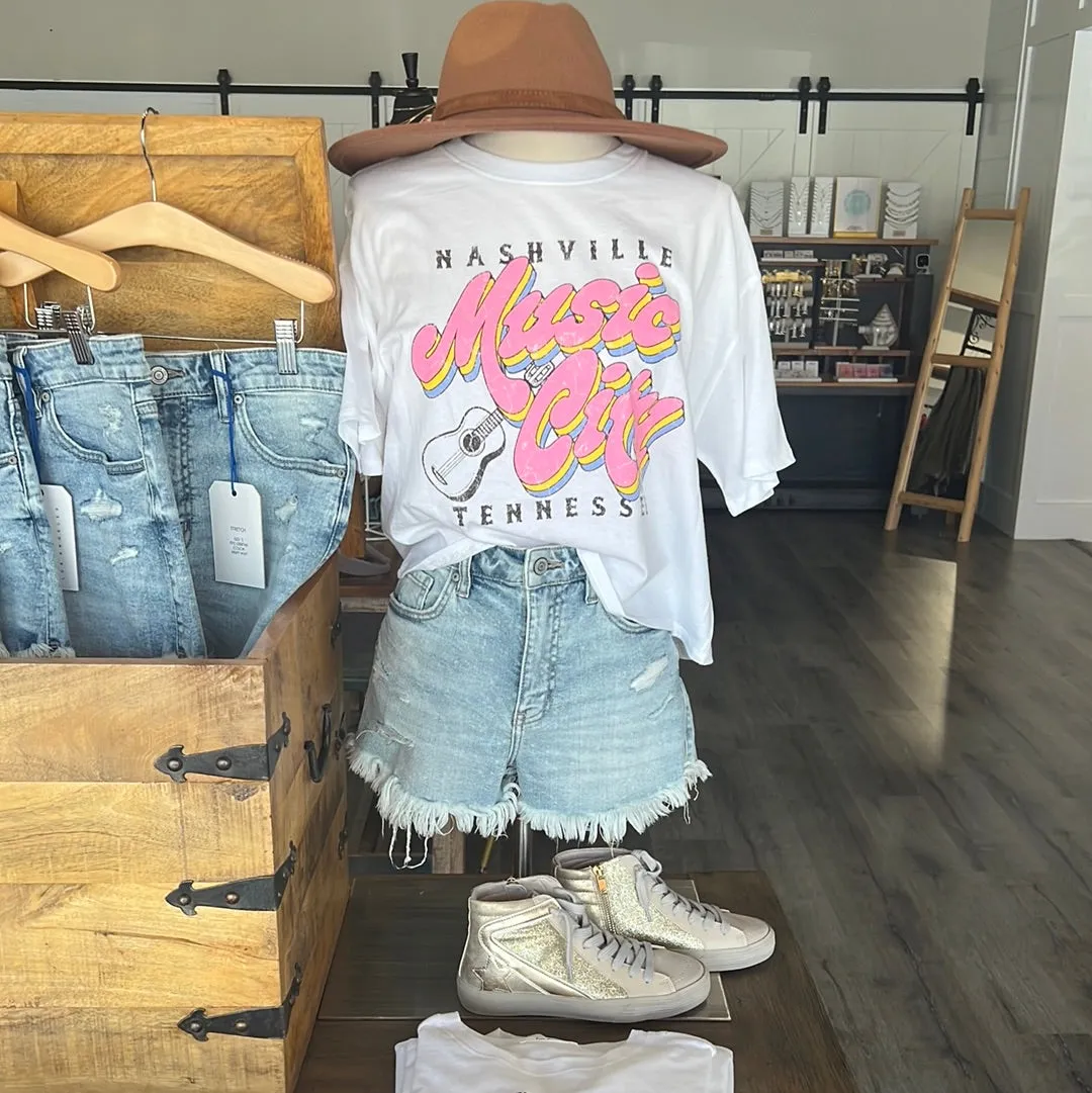 Music City Cropped Tee
