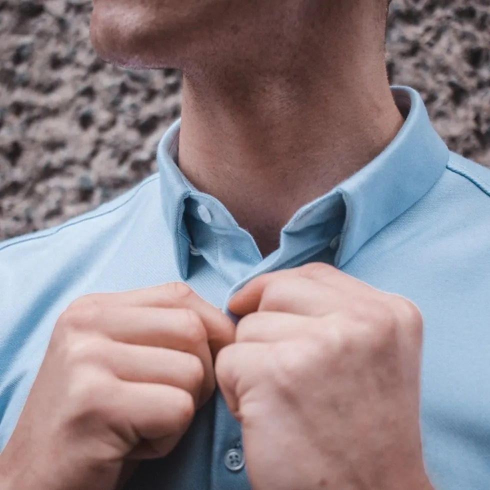Olympvs Athletic Fit Shirt - Sky Blue