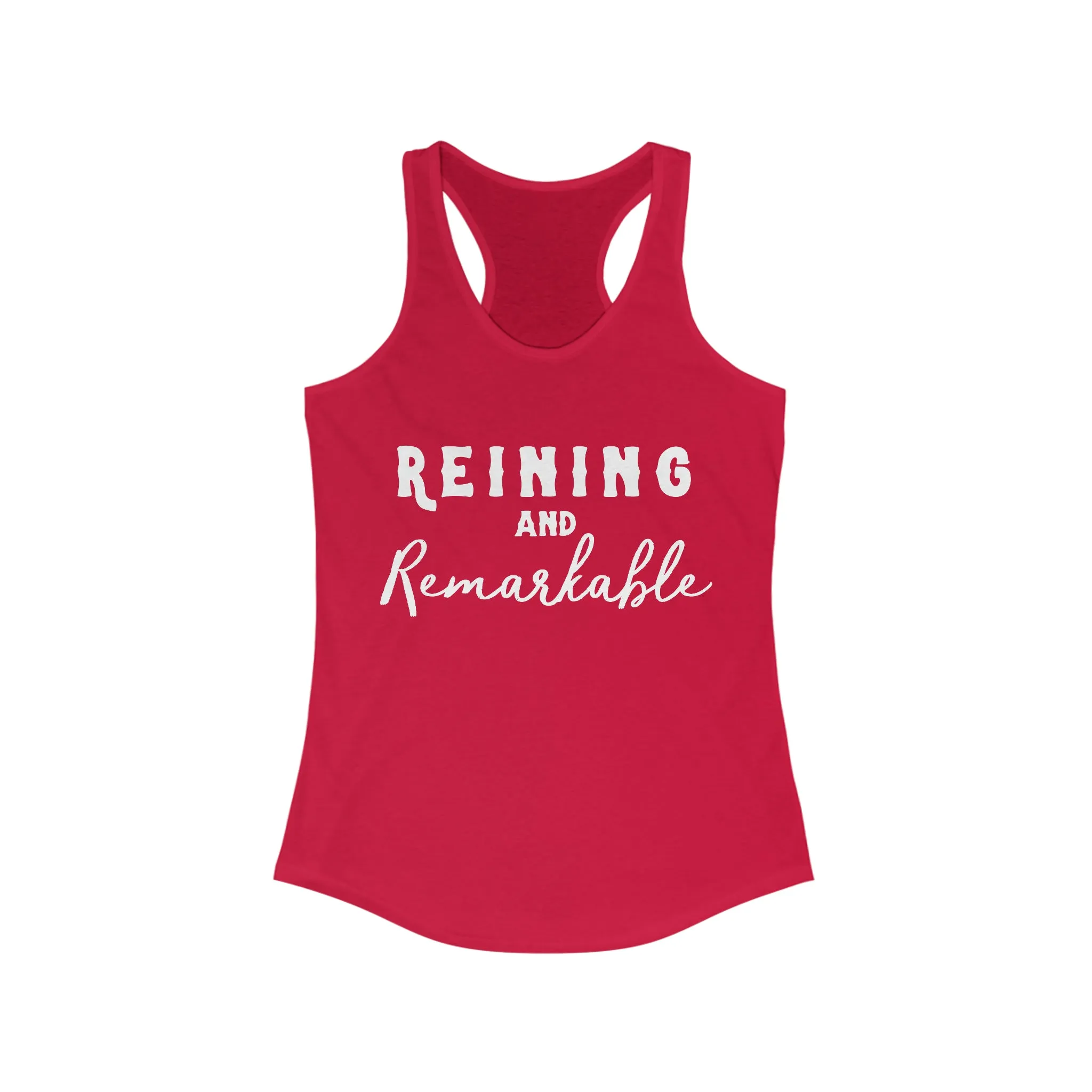 Reining & Remarkable Racerback Tank
