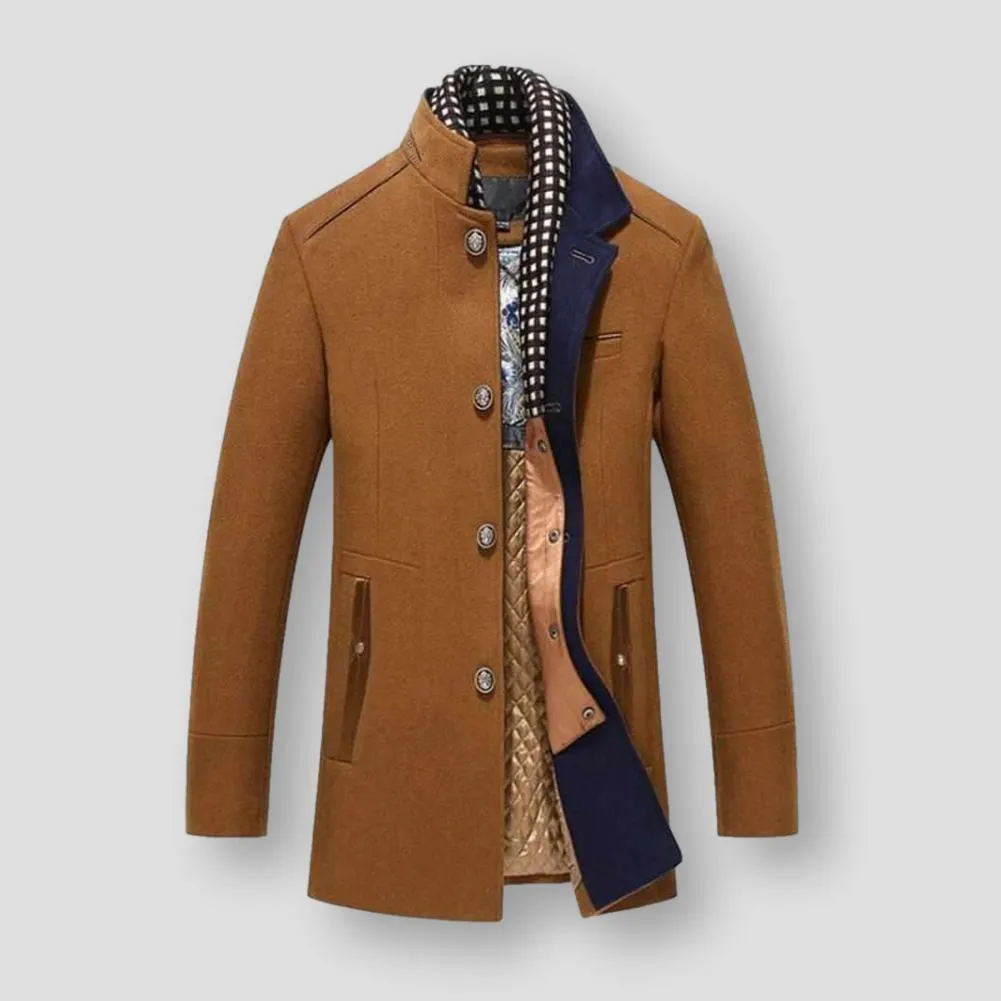 Saint Morris Montana Plaid Coat