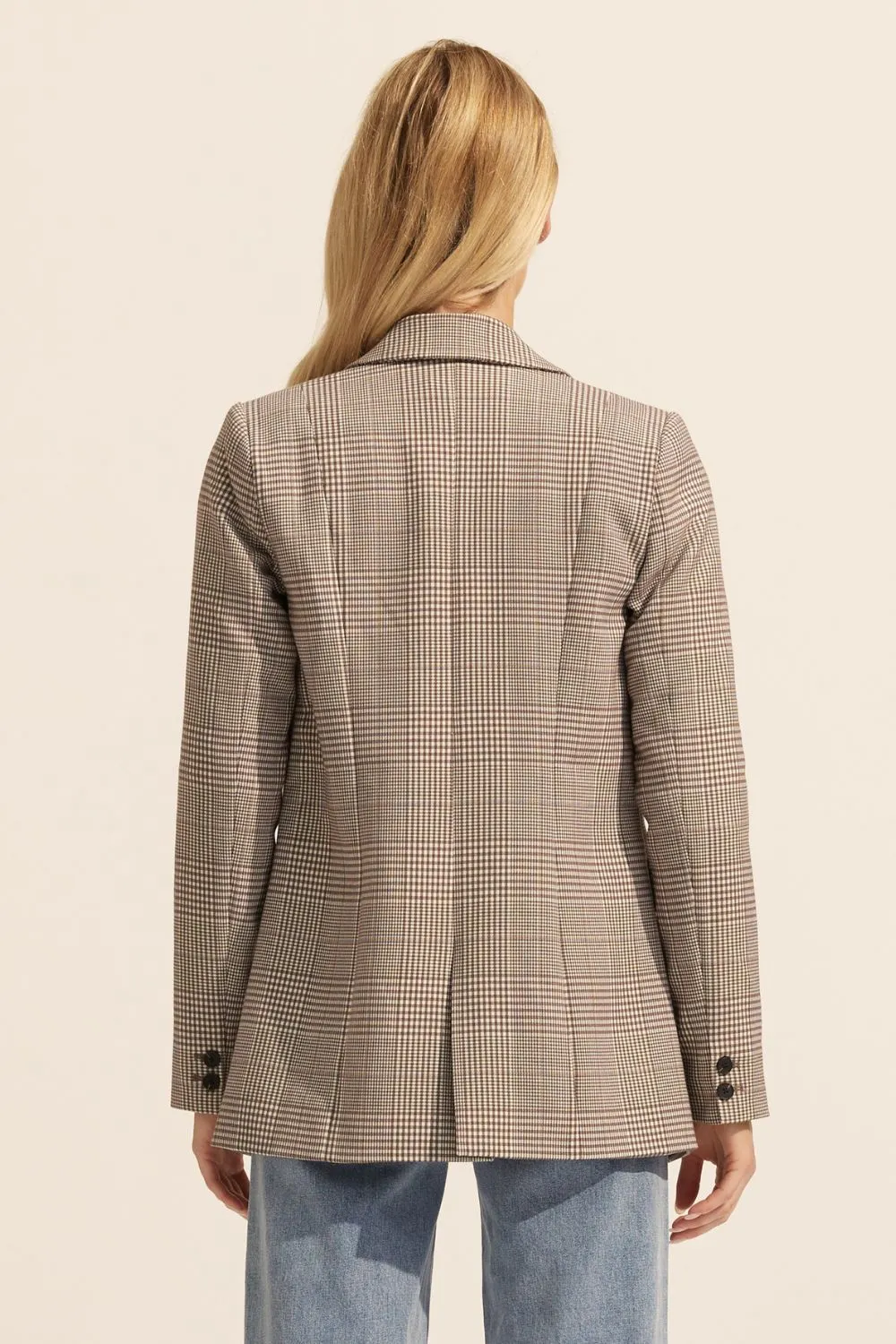 scout jacket - mushroom check