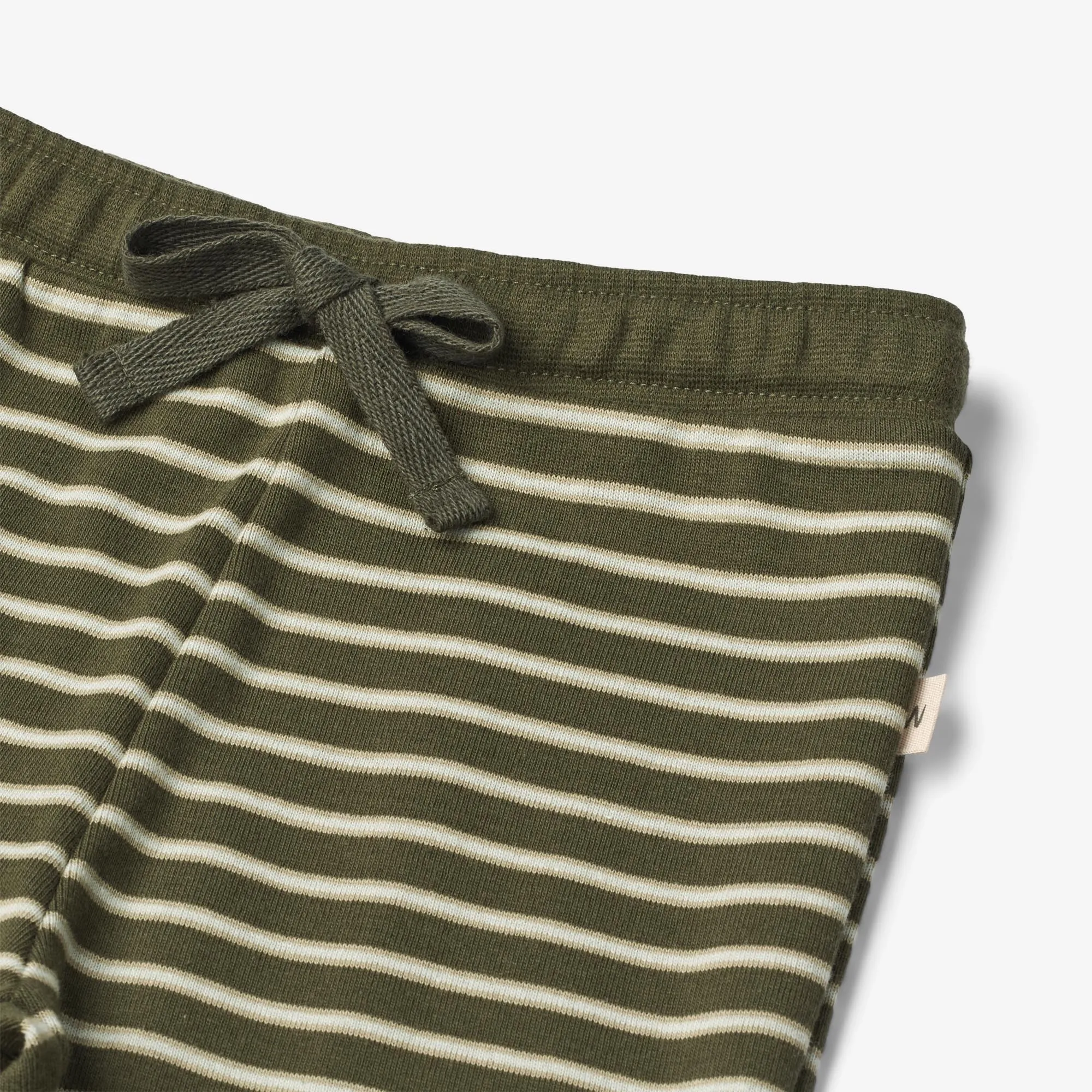 Soft Pants Leo | Baby - dark green stripe