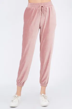 Soft Velour Joggers