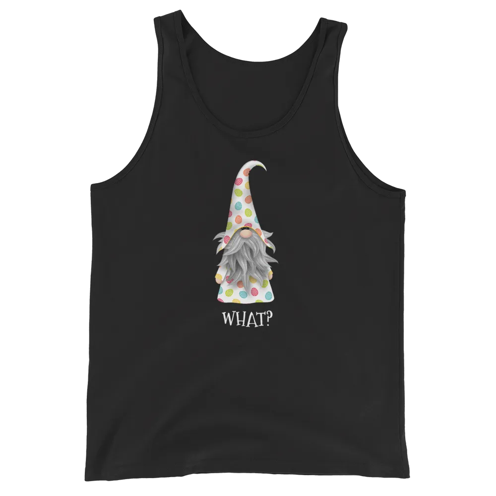 Stylish Garden Gnome Unisex Tank Top