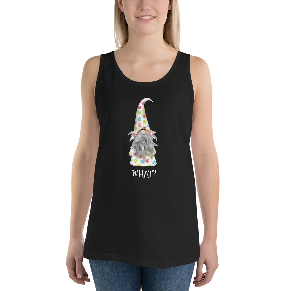 Stylish Garden Gnome Unisex Tank Top
