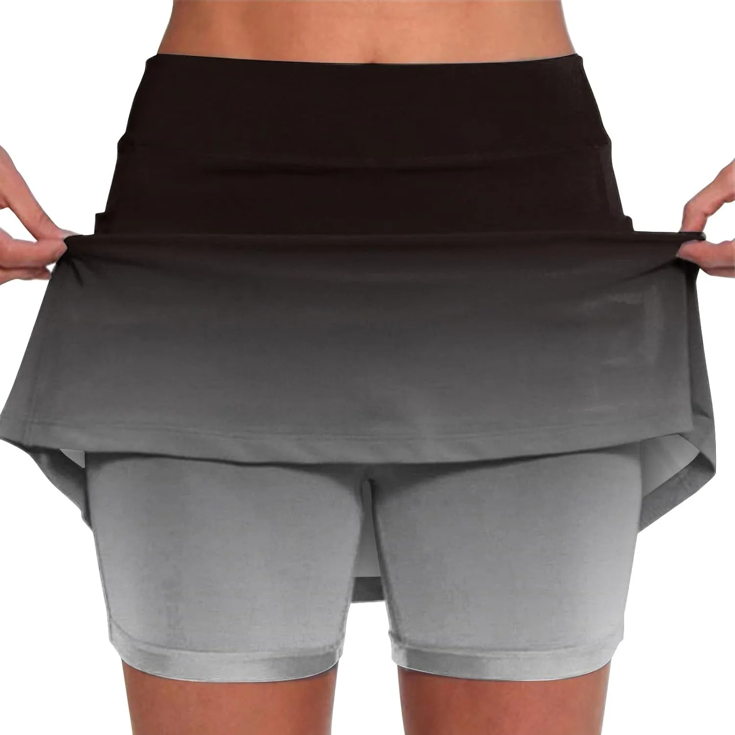 Tennis Skirts for Women Athletic Workout High Waisted Golf Skirt with Shorts Underneath Womens Tennis Skort