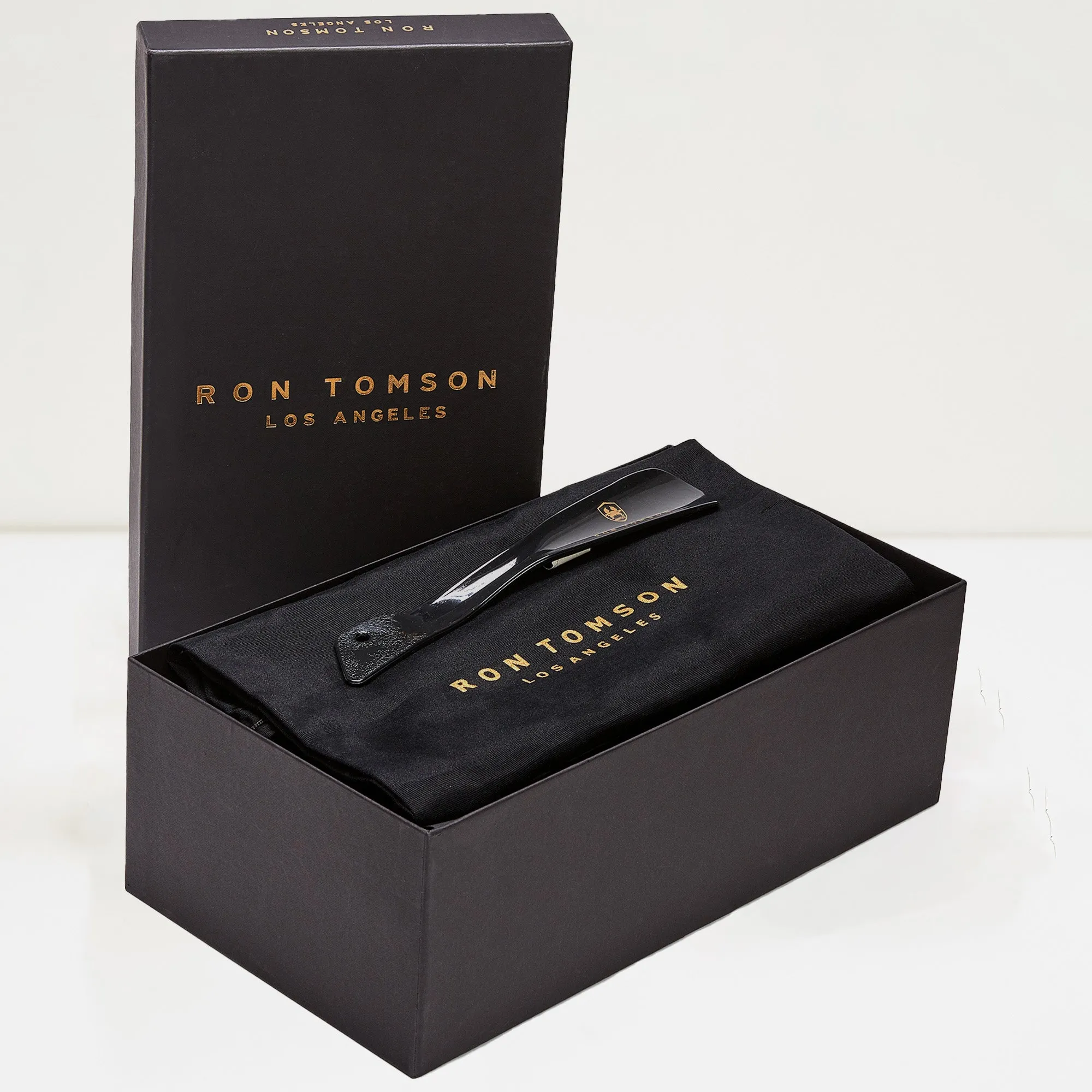 The Crystal Jewel Formal Leather Loafer - Black Patent