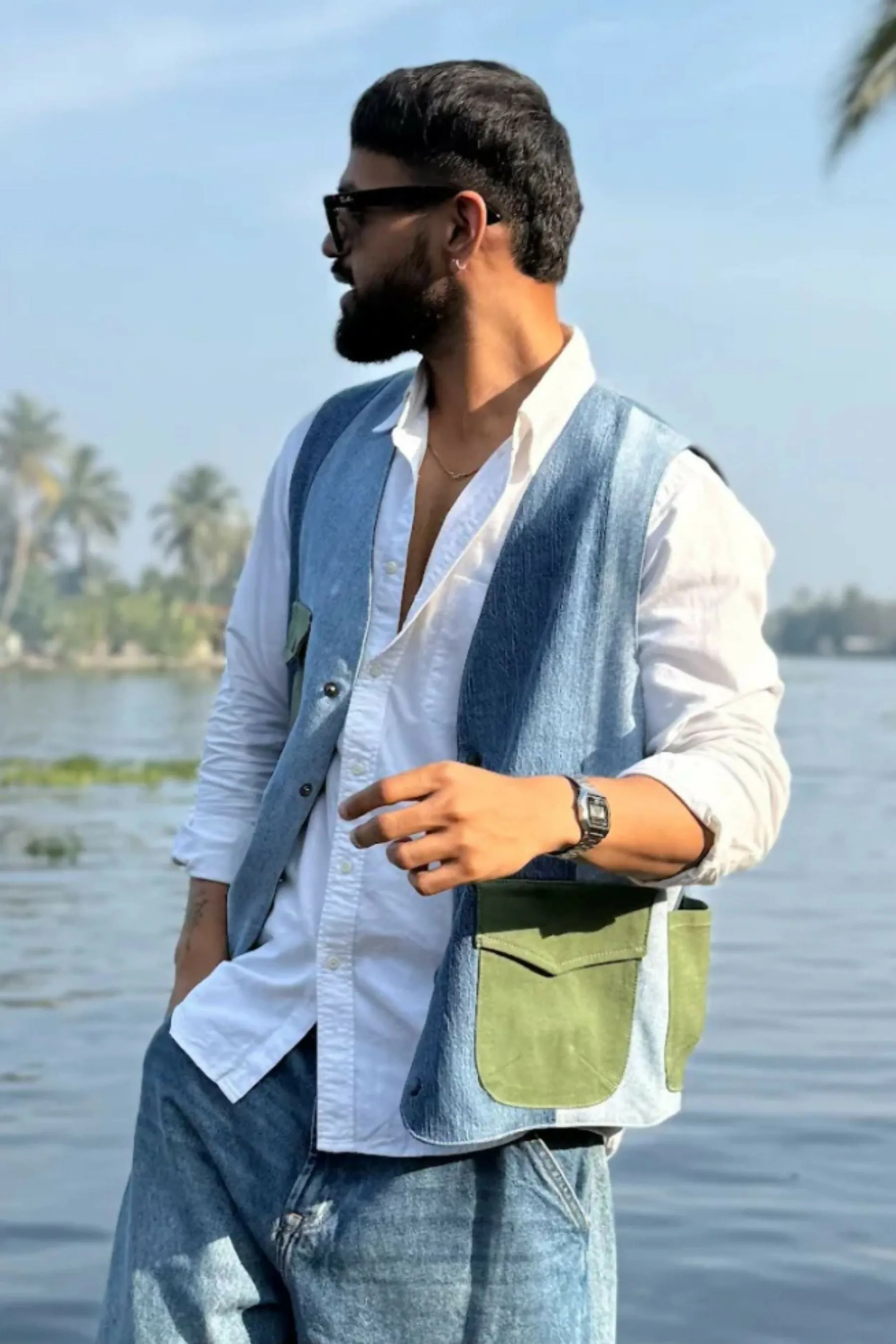 Timeless Gilet Denim Jacket