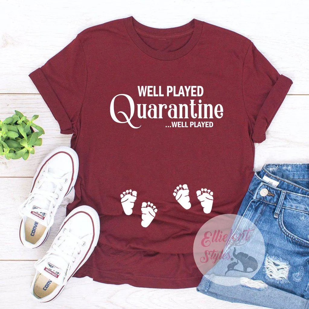 Twin Pregnancy Quarantine Shirt