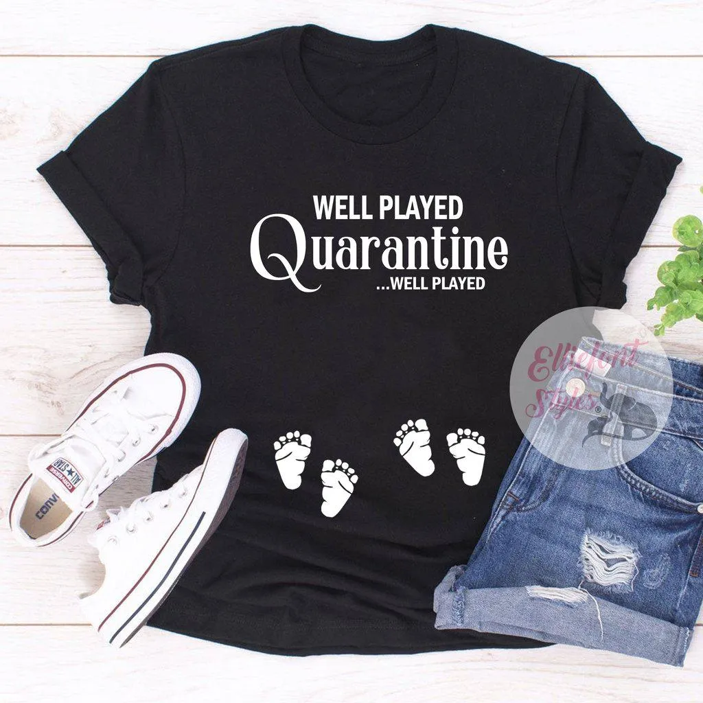 Twin Pregnancy Quarantine Shirt