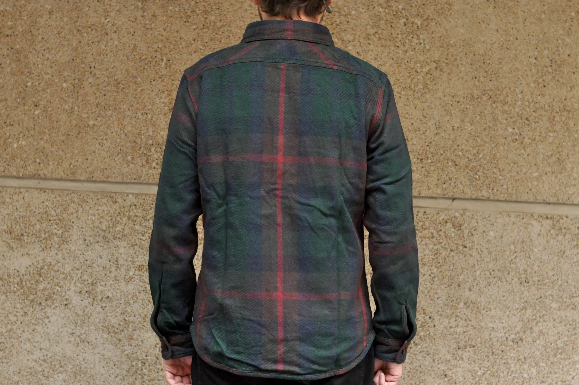 UES 15.5oz Ultra-Heavyweight Flannel Utility Workshirt (Hazy Green)
