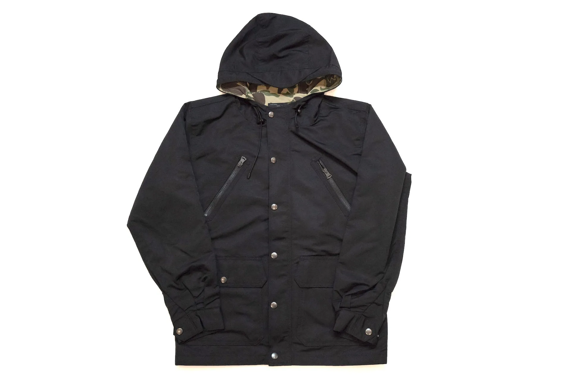 Unique Garment Cordura 'Bird View' Mountain Parka (Black)