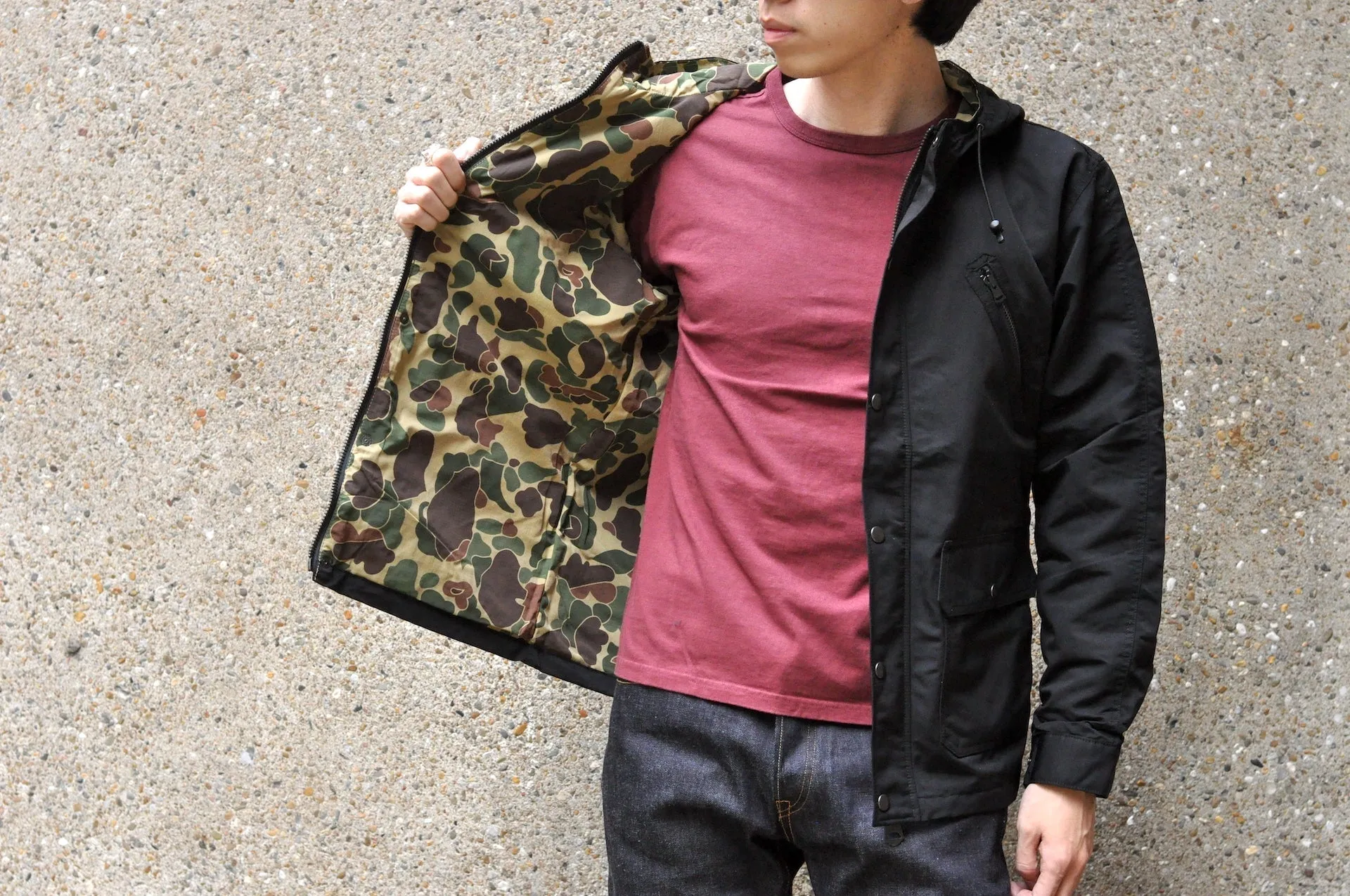 Unique Garment Cordura 'Bird View' Mountain Parka (Black)