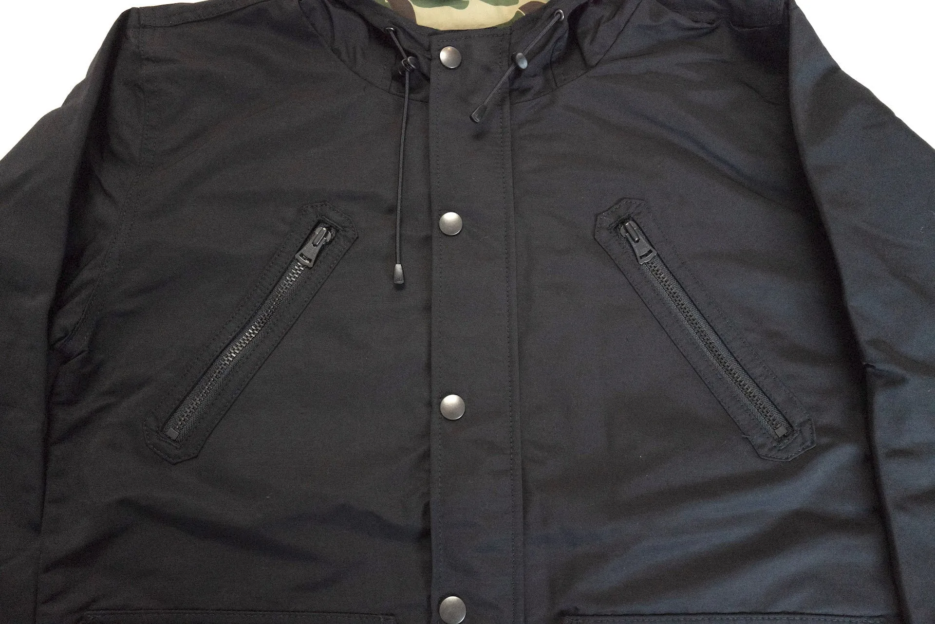 Unique Garment Cordura 'Bird View' Mountain Parka (Black)