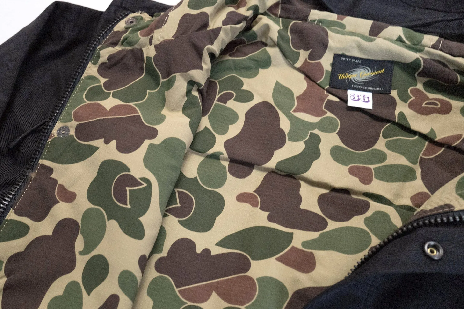 Unique Garment Cordura 'Bird View' Mountain Parka (Black)