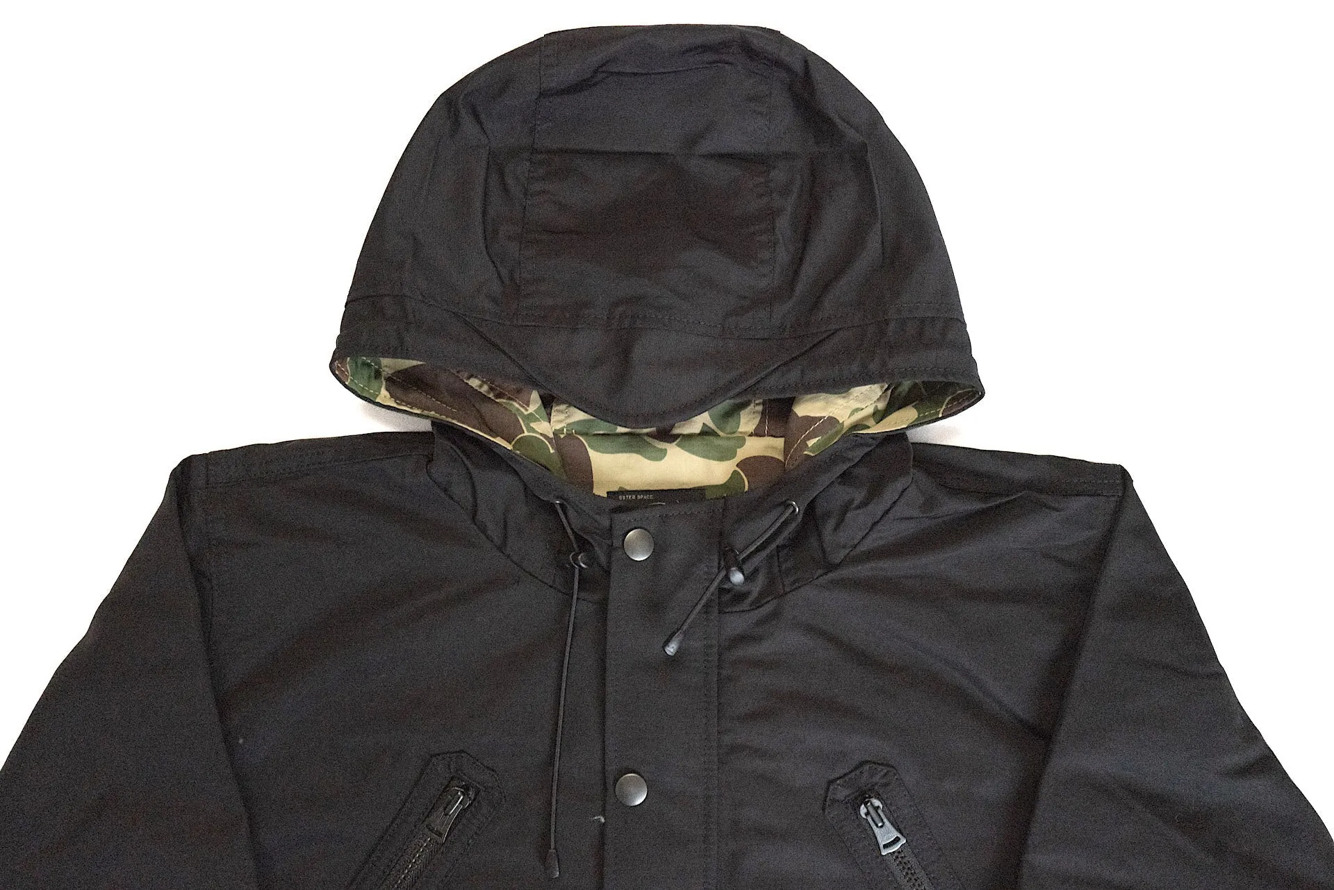 Unique Garment Cordura 'Bird View' Mountain Parka (Black)