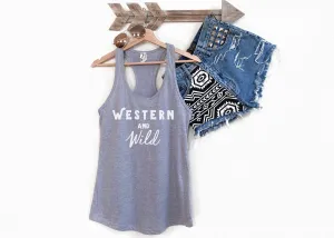 Western & Wild Racerback Tank