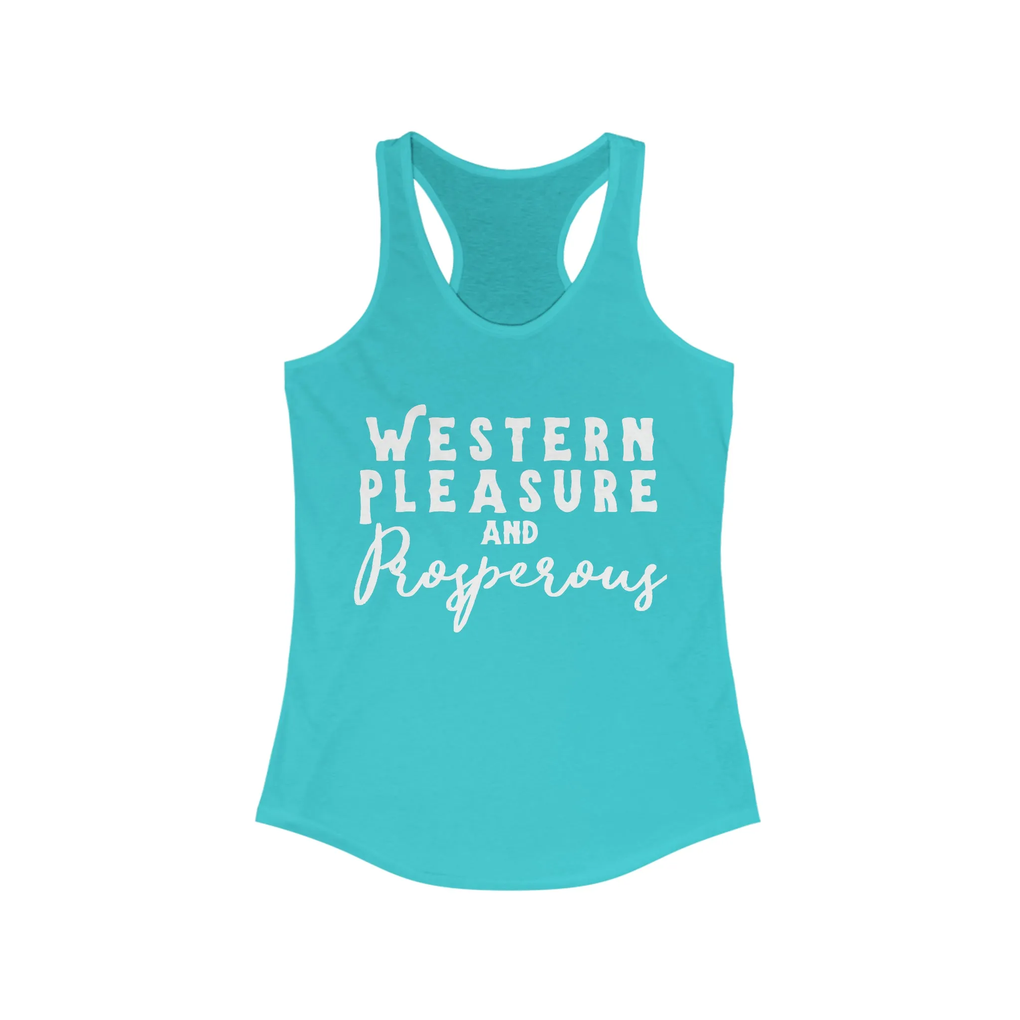 Western Pleasure & Prosperous Racerback Tank